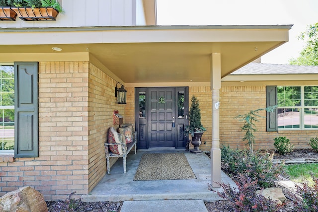 4410 Chandler Dr, Amarillo, TX 79109 - property entrance with brick siding