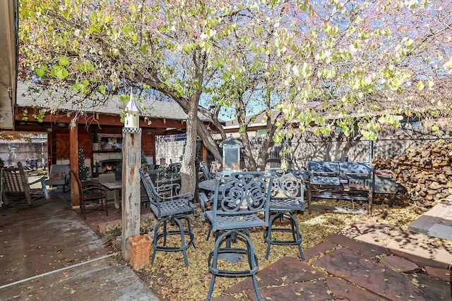 4410 Chandler Dr, Amarillo, TX 79109 - view of patio / terrace