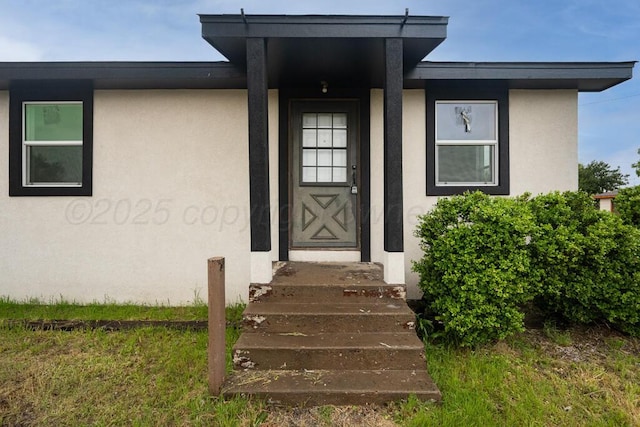 301 Estireno St, Borger, TX 79007 - view of exterior entry with stucco siding