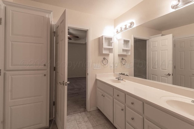 3520 S Mirror St, Amarillo, TX 79118 - full bathroom featuring double vanity