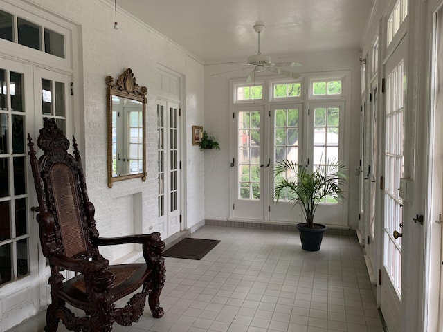 2101 S Harrison St, Amarillo, TX 79109 - sunroom with french doors and plenty of natural light