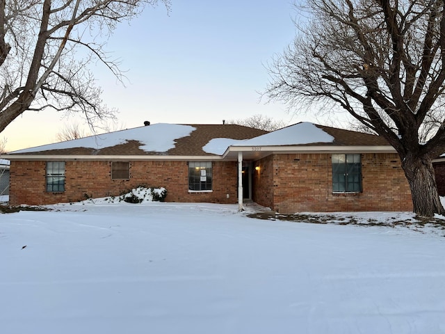 view of ranch-style house