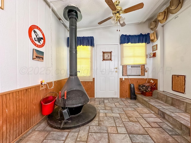 311 Jennie Ln, Borger, TX 79007 - interior space with a ceiling fan and cooling unit
