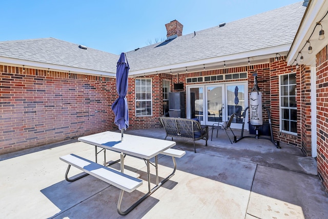 view of patio with an outdoor hangout area