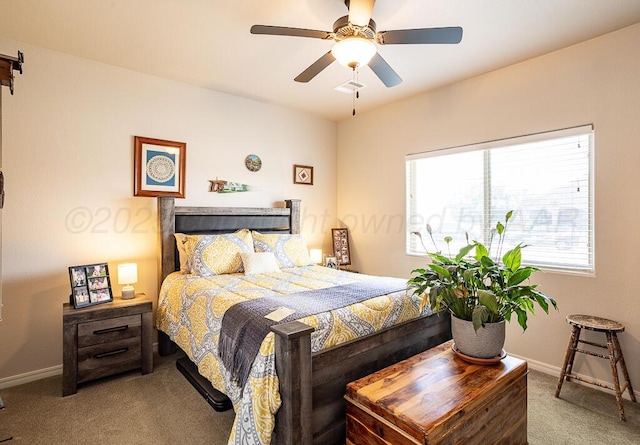 1006 Pinot Blvd, Amarillo, TX 79124 - bedroom featuring carpet and a ceiling fan