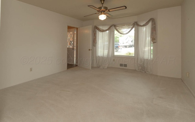 4903 Princeton St, Amarillo, TX 79109 - carpeted spare room with ceiling fan