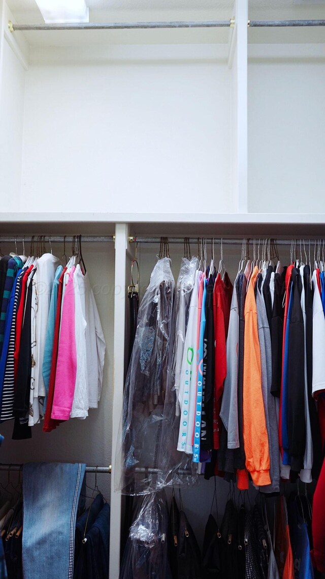 view of closet