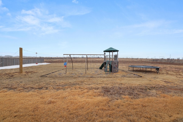 view of play area