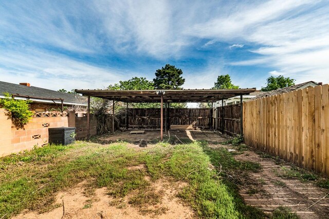 1203 Lee St, Borger, TX 79007 - view of fenced backyard