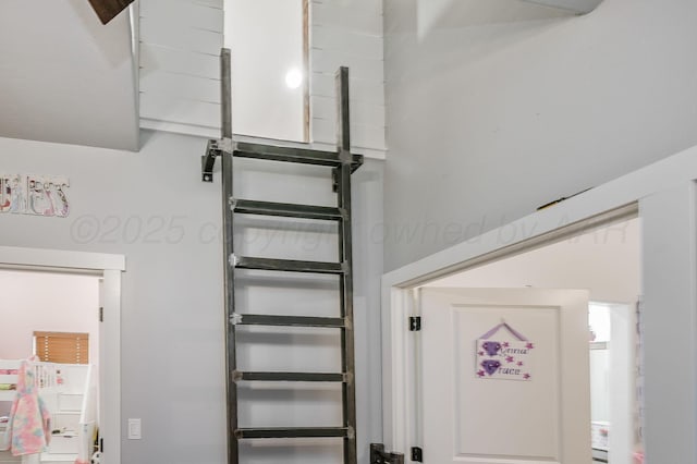 view of stairs
