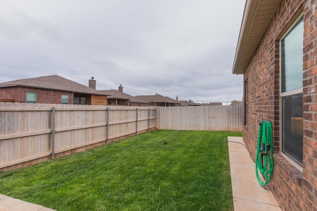 9310 Rockwood Dr, Amarillo, TX 79119 - view of yard featuring a fenced backyard