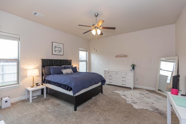 9310 Rockwood Dr, Amarillo, TX 79119 - bedroom with visible vents, baseboards, and carpet floors