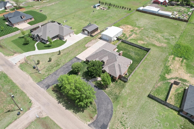 aerial view featuring a residential view