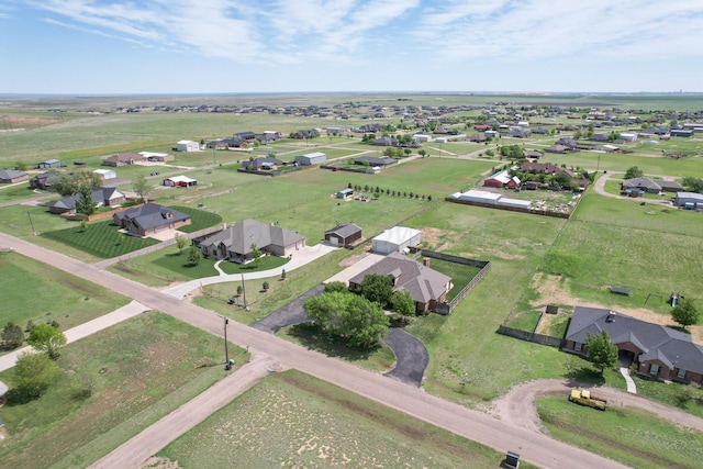 aerial view featuring a residential view