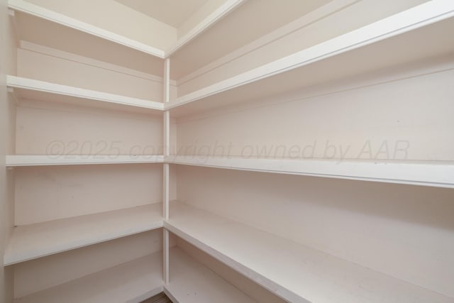 view of pantry