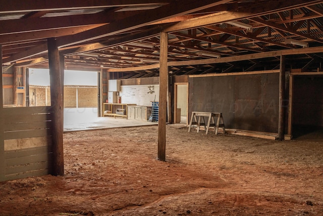 508 S Austin St, Shamrock, TX 79079 - view of basement