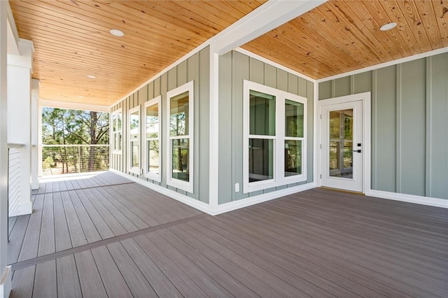 204 Magnolia Ct, Dauphin Island, AL 36528 - view of wooden terrace