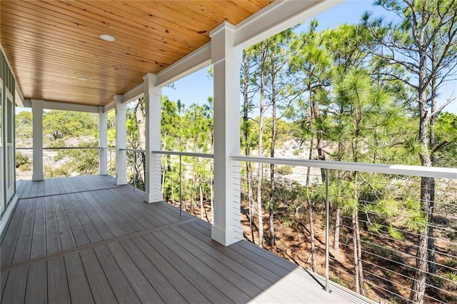 204 Magnolia Ct, Dauphin Island, AL 36528 - view of deck