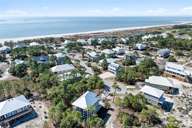 204 Magnolia Ct, Dauphin Island, AL 36528 - drone / aerial view featuring a water view