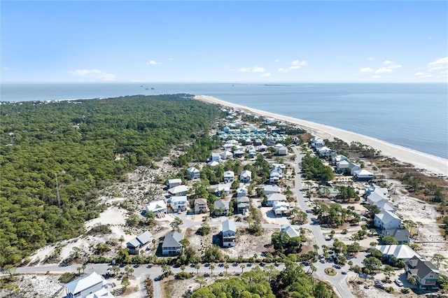 204 Magnolia Ct, Dauphin Island, AL 36528 - drone / aerial view with a view of the beach and a water view