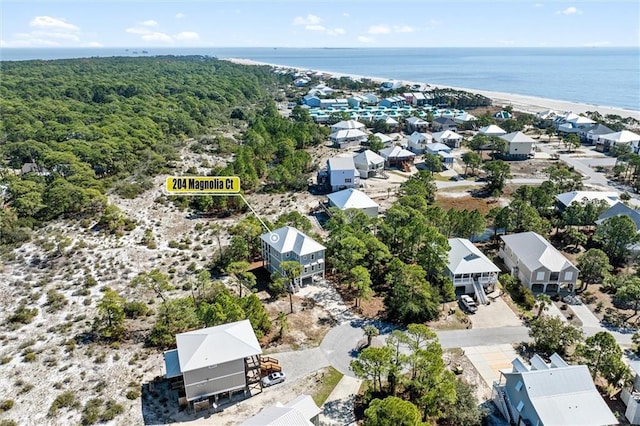 204 Magnolia Ct, Dauphin Island, AL 36528 - drone / aerial view with a water view