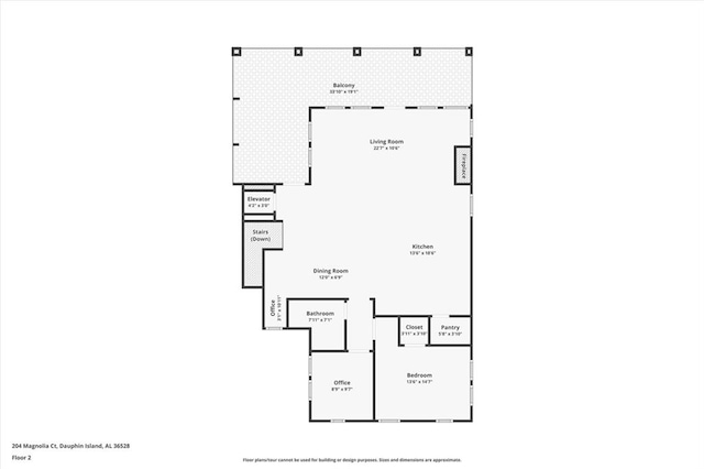 204 Magnolia Ct, Dauphin Island, AL 36528 - plan