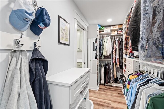 204 Magnolia Ct, Dauphin Island, AL 36528 - spacious closet with light wood finished floors