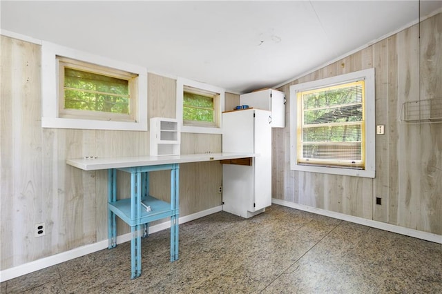 120 Shell Road Pl, Mobile, AL 36607 - kitchen with plenty of natural light and wood walls