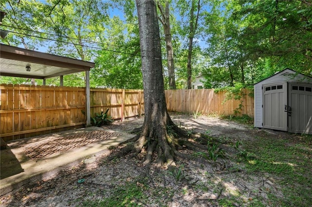 120 Shell Road Pl, Mobile, AL 36607 - fenced backyard with a storage unit