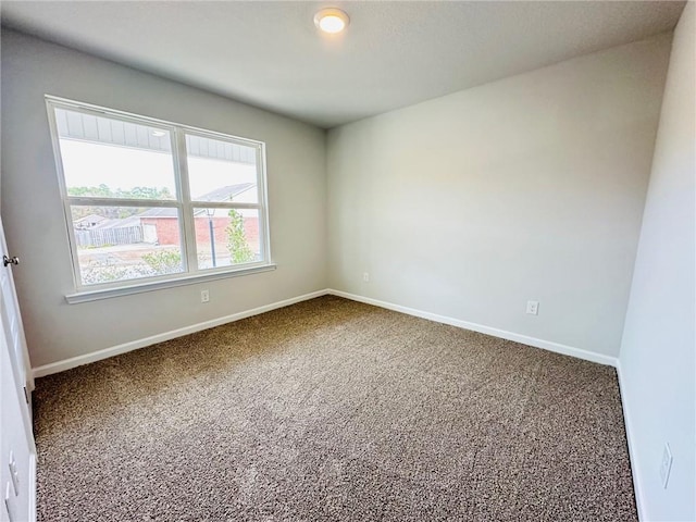 spare room with carpet flooring