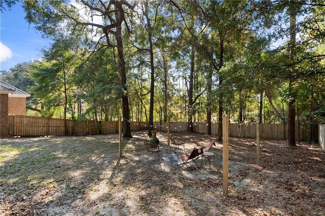 8814 Dawes Lake Rd N, Mobile, AL 36619 - view of yard with a fenced backyard