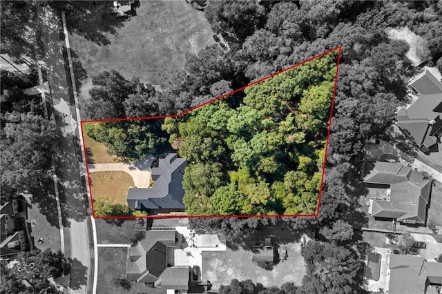 8814 Dawes Lake Rd N, Mobile, AL 36619 - birds eye view of property featuring a residential view