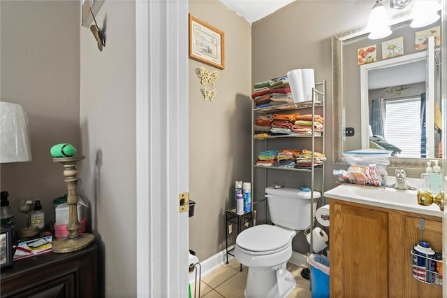 505 Doby Ct, Mobile, AL 36608 - half bath featuring vanity and tile patterned floors