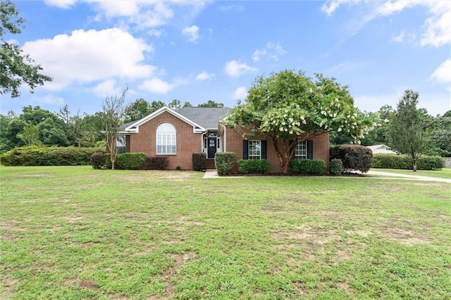 12601 Deer Ridge Dr, Wilmer, AL 36587 - single story home featuring brick siding and a front yard