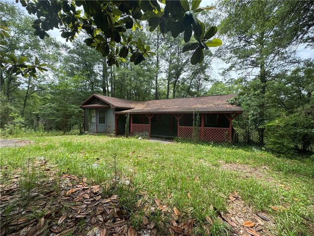 view of ranch-style home