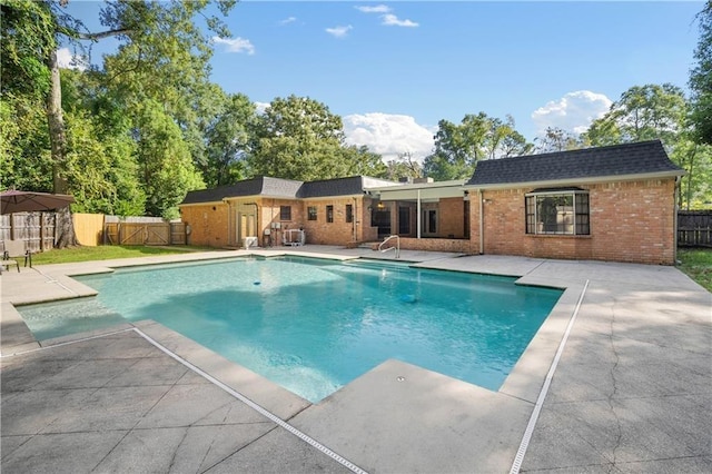 2000 Riverview Ave, Mobile, AL 36605 - view of swimming pool with a patio and a fenced backyard