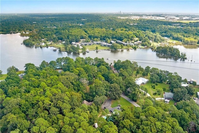 2000 Riverview Ave, Mobile, AL 36605 - aerial view of property and surrounding area featuring a nearby body of water and a forest
