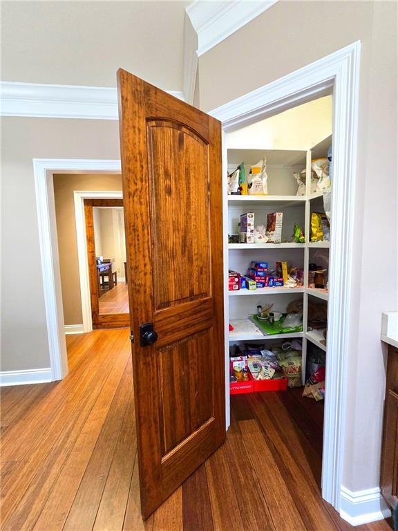 view of pantry