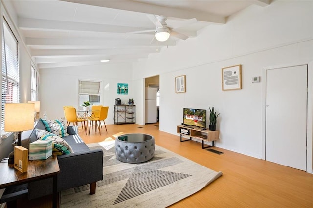 4054 Pringle Dr, Mobile, AL 36618 - living room with wood finished floors and ceiling fan
