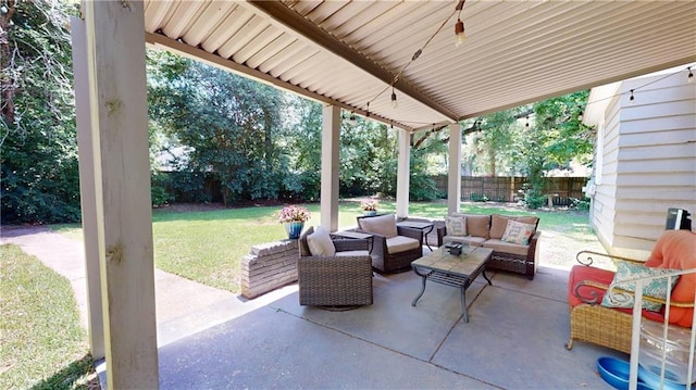 167 Glenwood St, Mobile, AL 36606 - view of patio / terrace featuring an outdoor hangout area