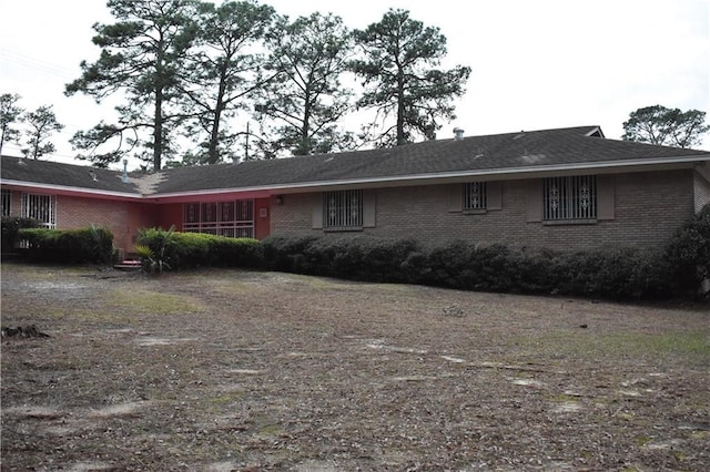 view of rear view of property