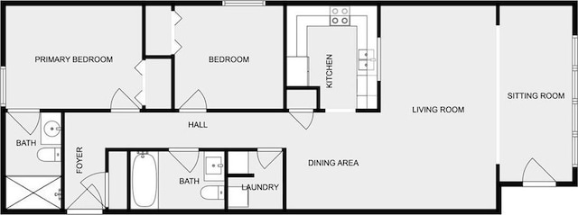 1051 Beach Blvd, Gulf Shores, AL 36542 - view of floor plan / room layout