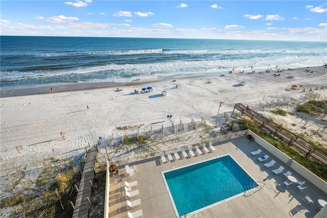 1051 Beach Blvd, Gulf Shores, AL 36542 - aerial view of a pool area and extended coastline