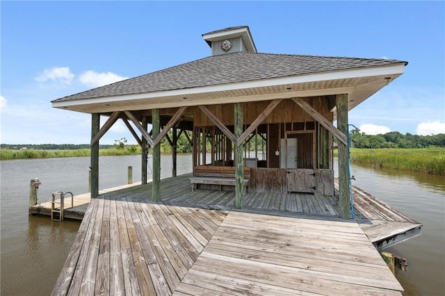 2924 Riverview Pointe Dr S, Theodore, AL 36582 - dock area with a water view