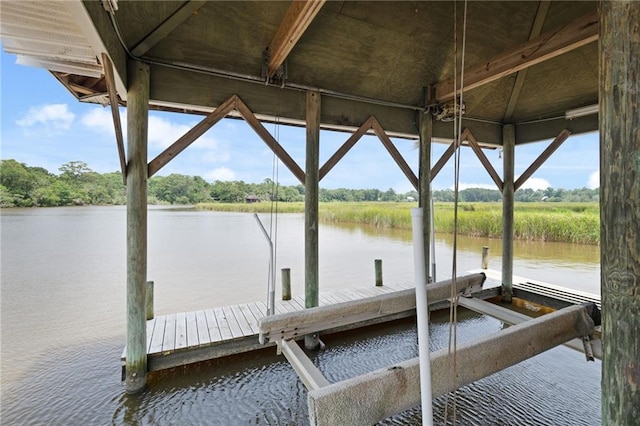 2924 Riverview Pointe Dr S, Theodore, AL 36582 - dock area with a water view