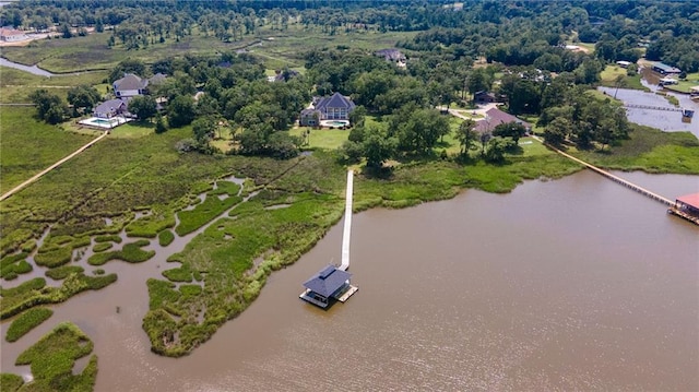 2924 Riverview Pointe Dr S, Theodore, AL 36582 - aerial view of property and surrounding area featuring a nearby body of water
