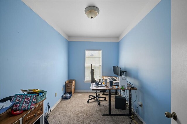 18141 Pennsylvania St, Robertsdale, AL 36567 - carpeted home office with baseboards