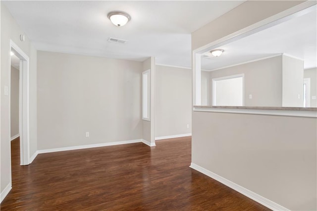 2604 Old Dobbin Dr E, Mobile, AL 36695 - empty room featuring wood finished floors and baseboards