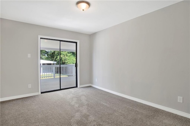 2604 Old Dobbin Dr E, Mobile, AL 36695 - spare room featuring carpet floors and baseboards