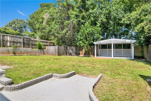 2604 Old Dobbin Dr E, Mobile, AL 36695 - fenced backyard featuring a wooden deck